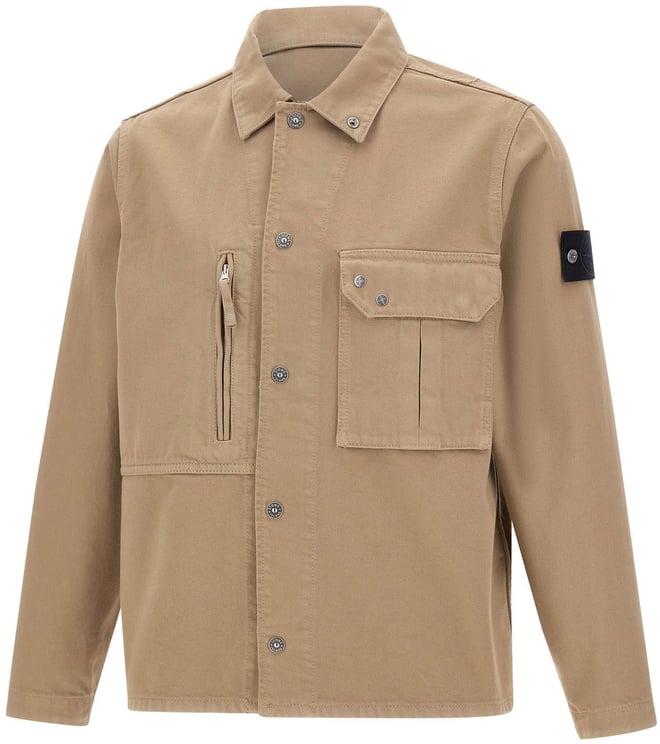 Stone Island Shirts Beige