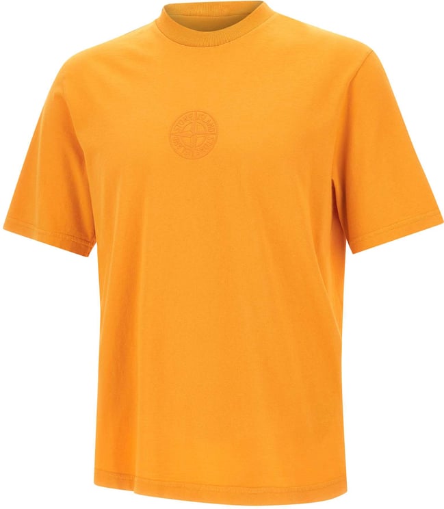 Stone Island T-Shirts And Polos Orange