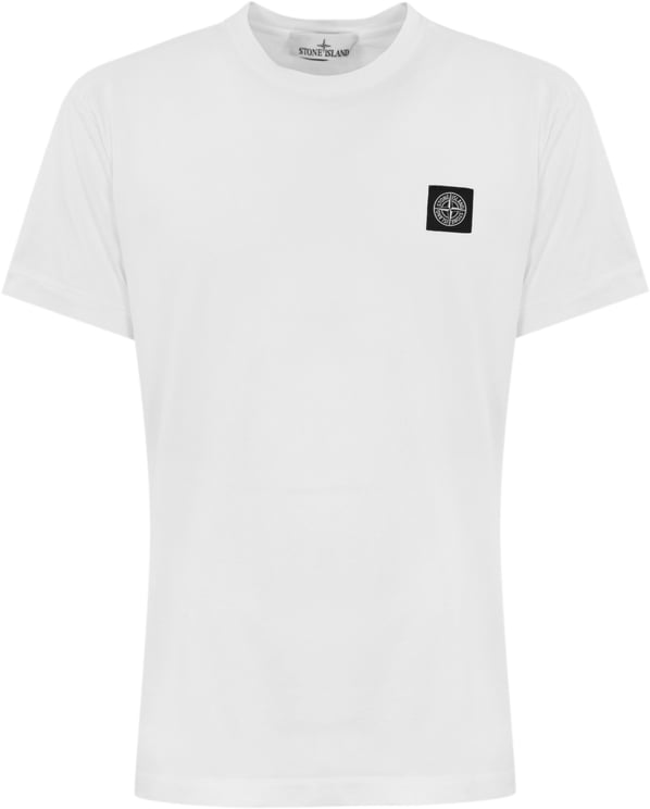 Stone Island T-Shirts And Polos White