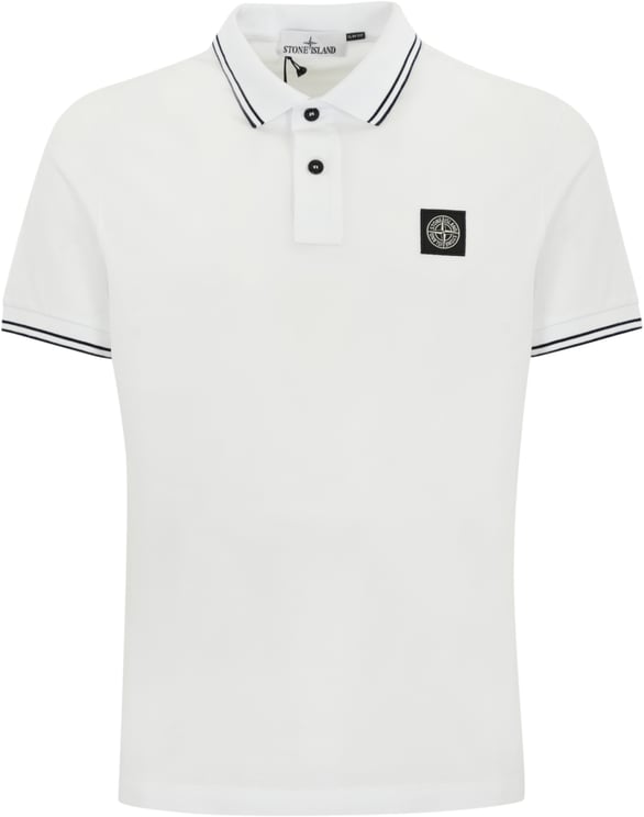 Stone Island T-Shirts And Polos White