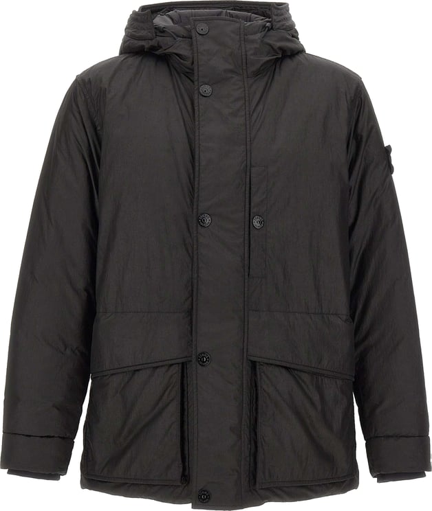 Stone Island Coats Black