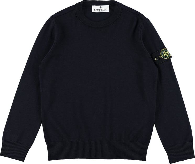 Stone Island Knit Merino Co Blu