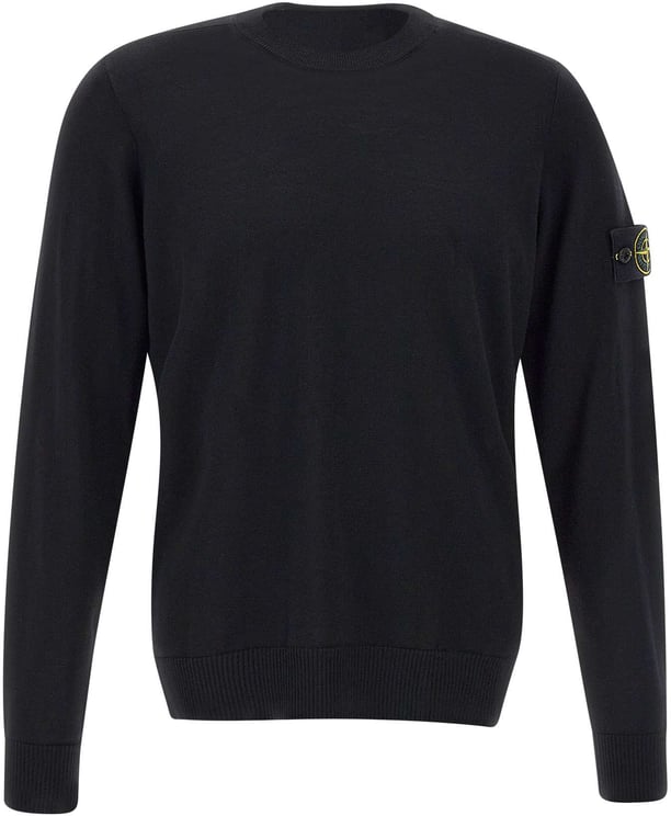 Stone Island Sweaters Black