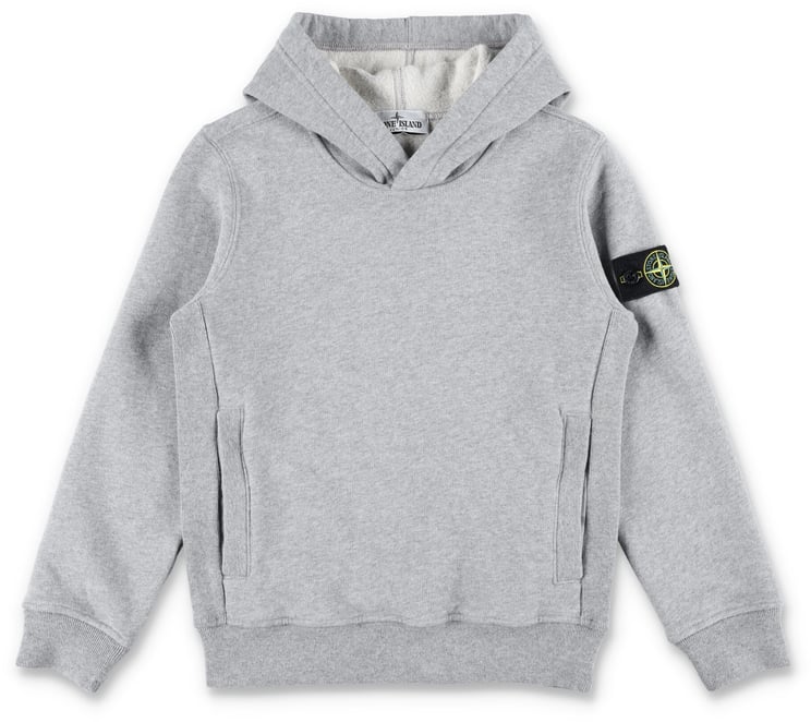 Stone Island Hoodie Fleece Co Grigio