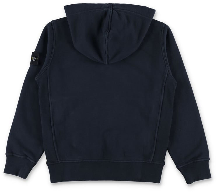 Stone Island Full Zip Fleece Blu