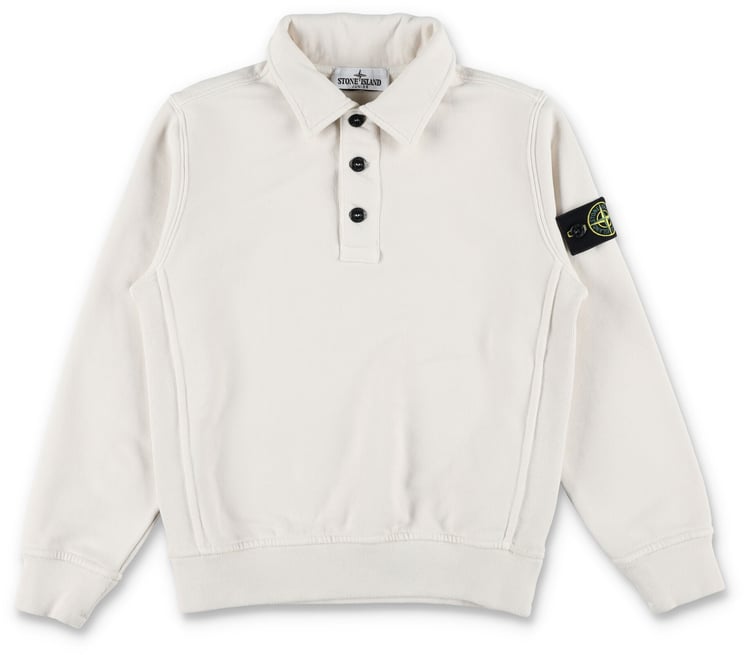 Stone Island Polo Fleece Plaster Cream