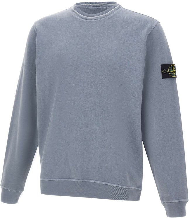 Stone Island Sweaters Light Blue