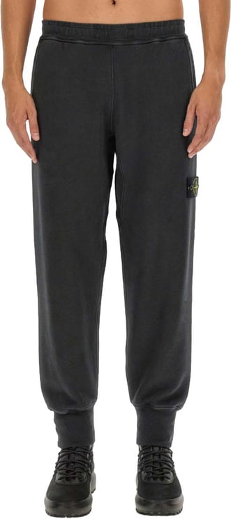 Stone Island Grey Tapered Leg Jogging Pants