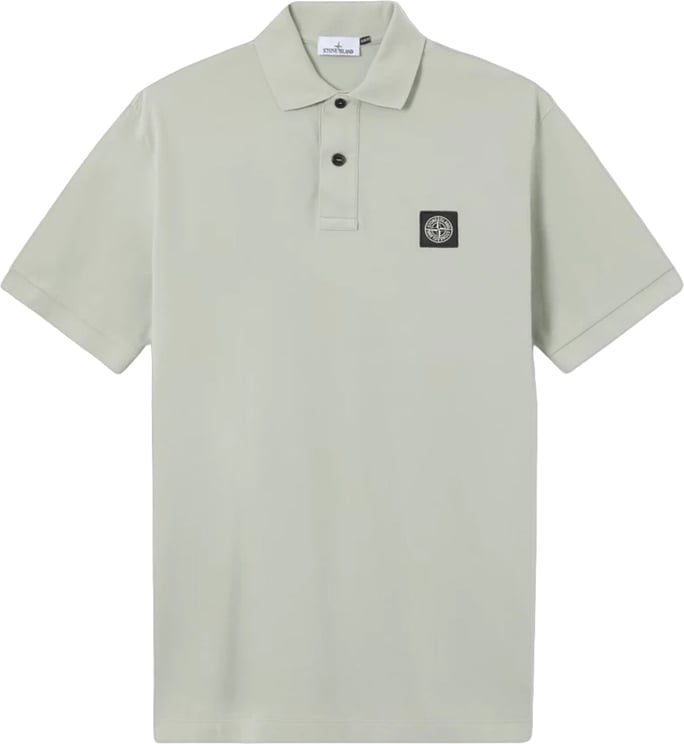 Stone Island 95% BIOLOGISCH KATOEN/ 5% ELASTAAN PIQUÉ POLO SHIRT SALIE