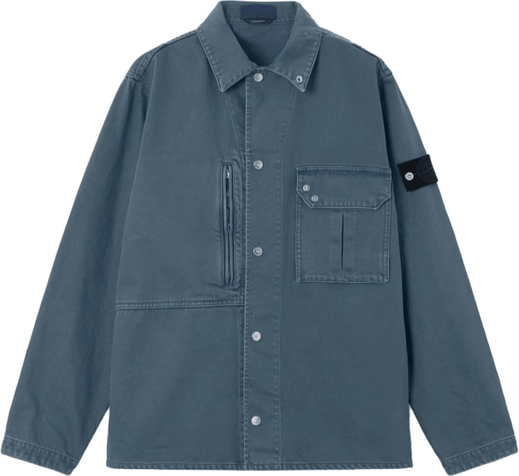 Stone Island INDIGO OVERHEMDEN INDIGO