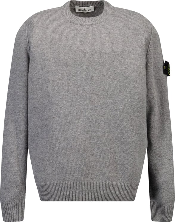 Stone Island Junior Stone Island Kinder Jongens Trui In Antraciet