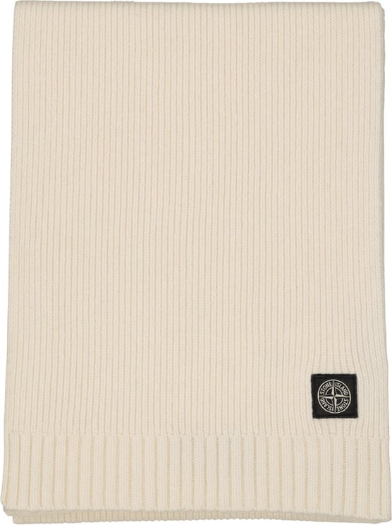 Stone Island Junior Stone Island Kinder Jongens Sjaals Off White