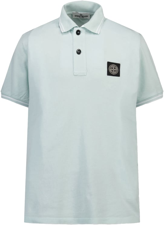 Stone Island Junior Stone Island Kinder Jongens Polo In Mint