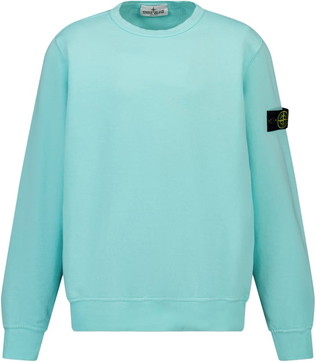 Stone Island Junior Stone Island Kinder Jongens Trui In Turquoise