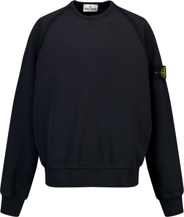 Stone Island Junior Stone Island Kinder Jongens Trui In Zwart