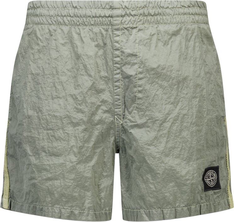 Stone Island Junior Stone Island Kinder Jongens Zwemkleding In Licht Grijs