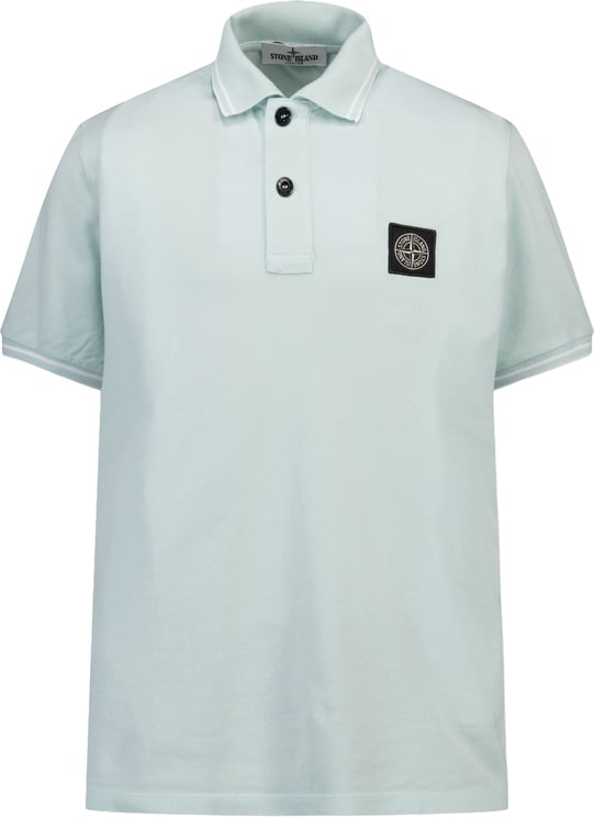 Stone Island Junior Stone Island Kinder Jongens Polo In Mint