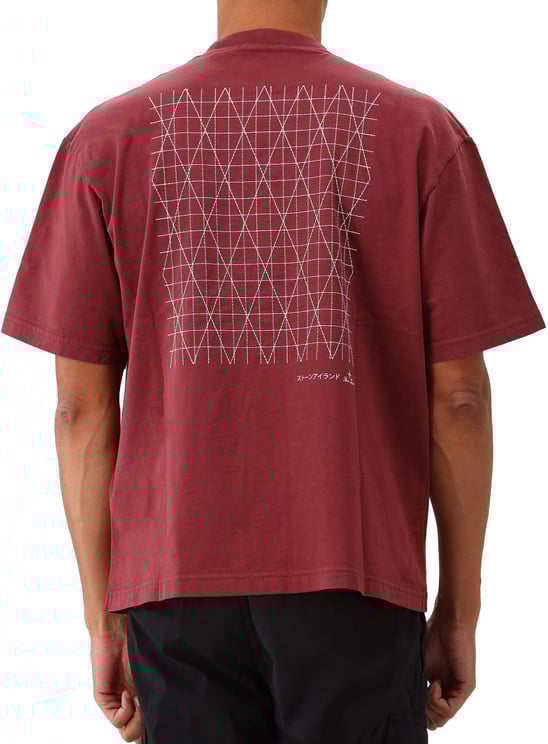 Stone Island Stone Island T-shirt Bordeaux Rood