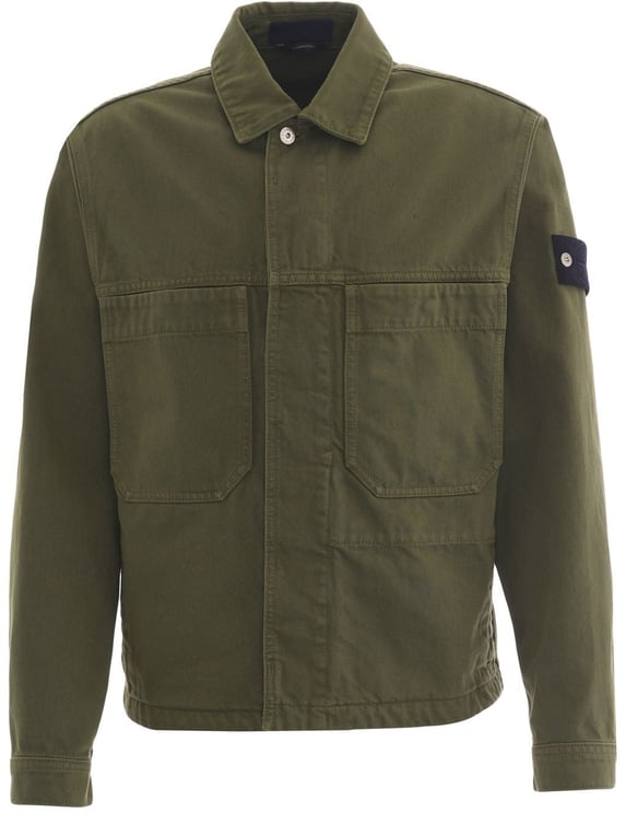 Stone Island Overshirt in cotone