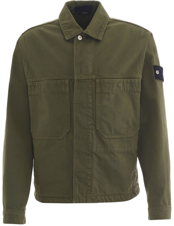 Stone Island Overshirt in cotone