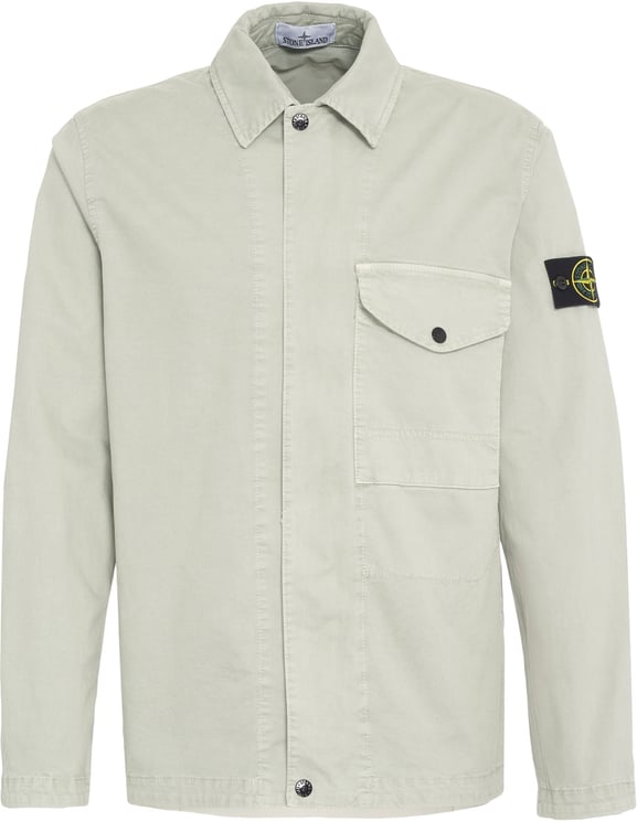 Stone Island Overshirt with logo label