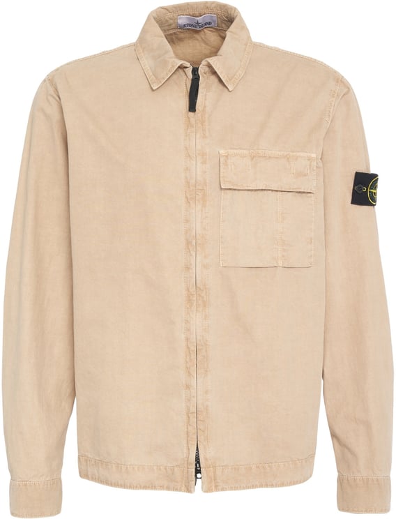 Stone Island Overshirt with logo label