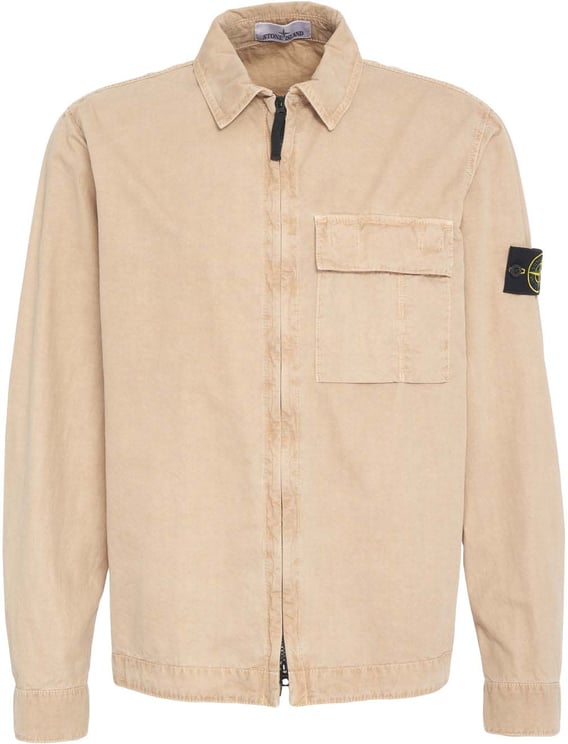 Stone Island Overshirt with logo label