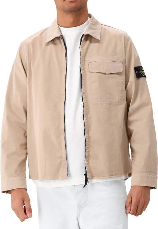 Stone Island Stone Island Overshirt Beige
