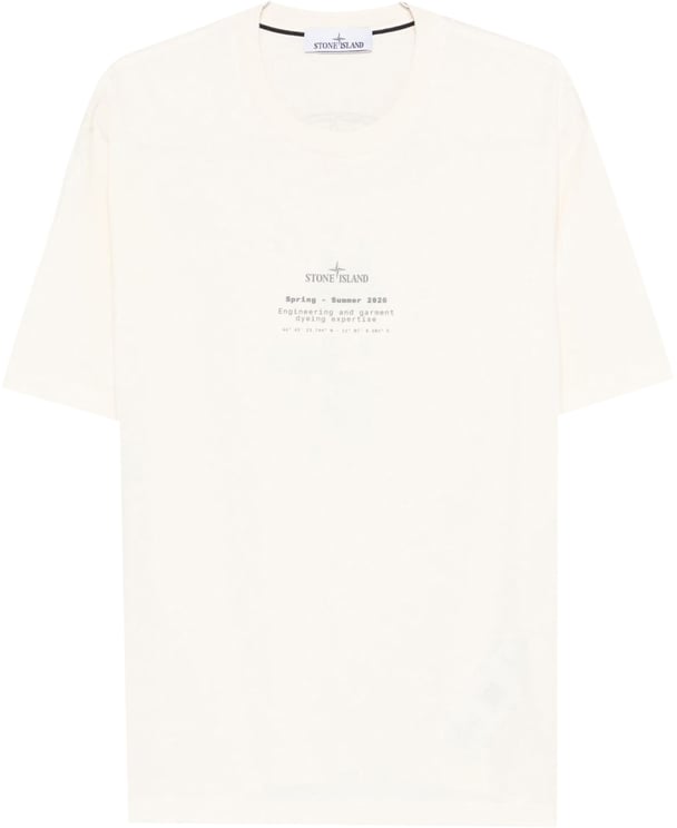 Stone Island T-Shirts And Polos Ivory