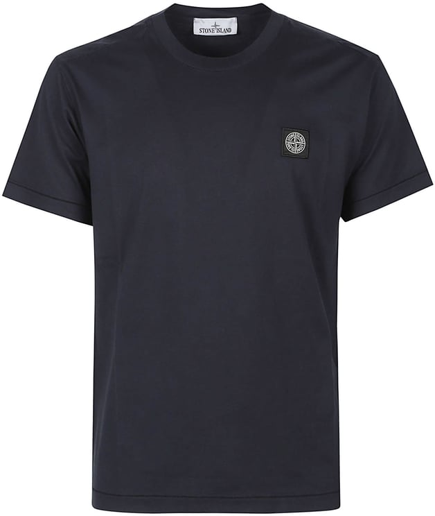 Stone Island Logo T-shirt Blue