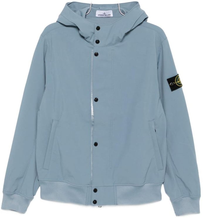 Stone Island Coats Clear Blue