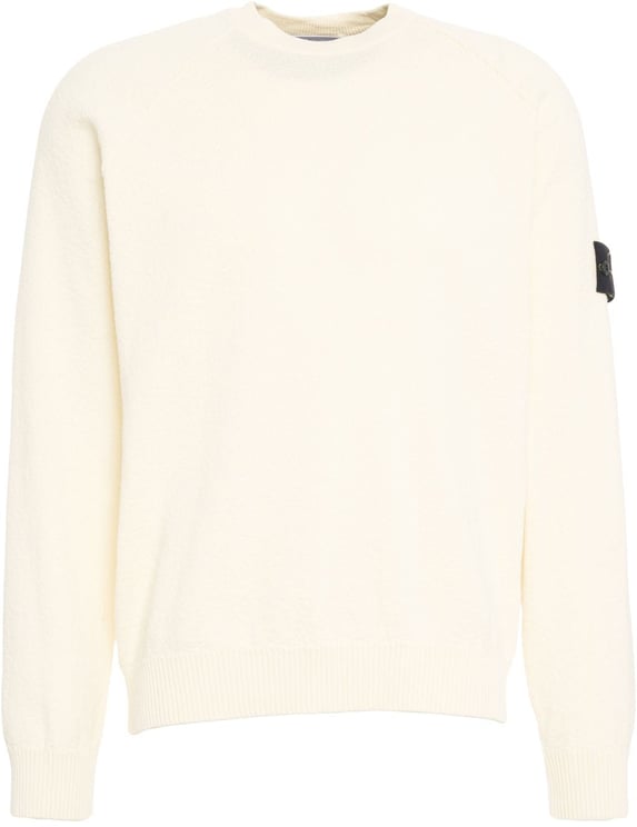 Stone Island Sweater with logo patch