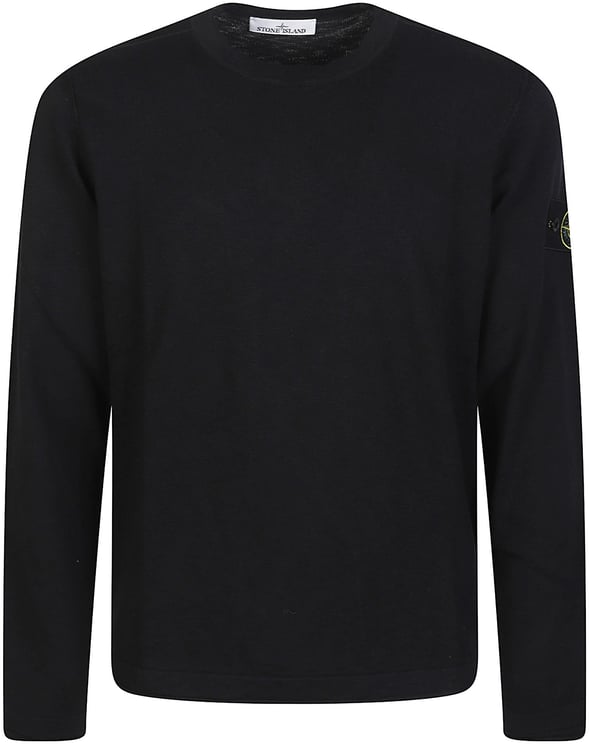 Stone Island Basic Logo Sweater Black