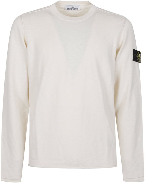 Stone Island Basic Logo Sweater White