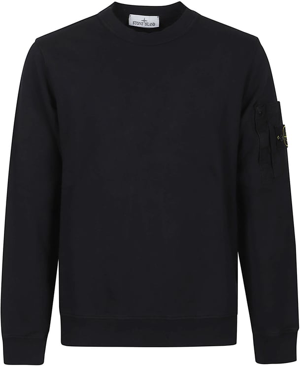 Stone Island Logo Sweatshirt Blue
