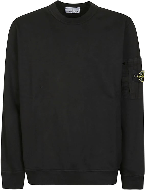 Stone Island Logo Sweatshirt Black