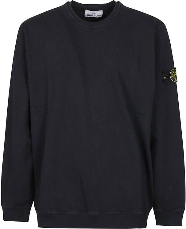 Stone Island Logo Sweatshirt Blue