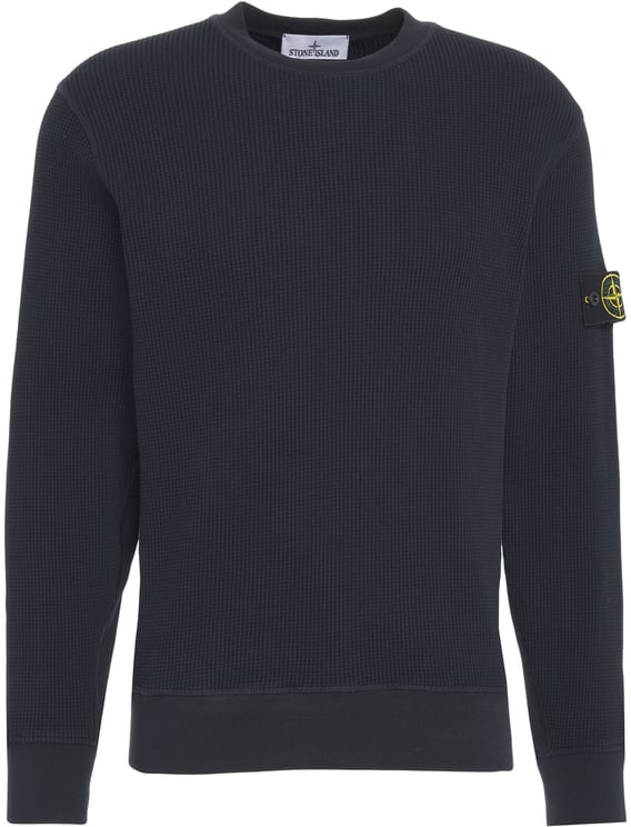 Stone Island Sweater with logo patch