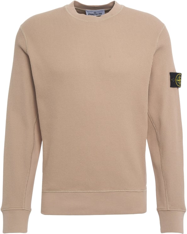 Stone Island Sweater with logo patch