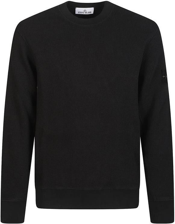 Stone Island Basic Logo Sweatshirt Black