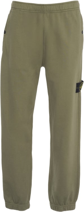 Stone Island Joggers with logo label