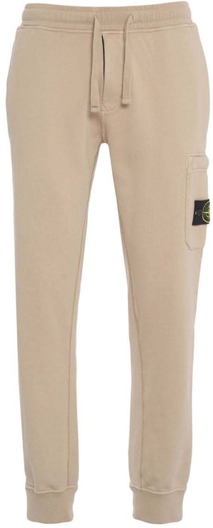 Stone Island Joggers with logo patch