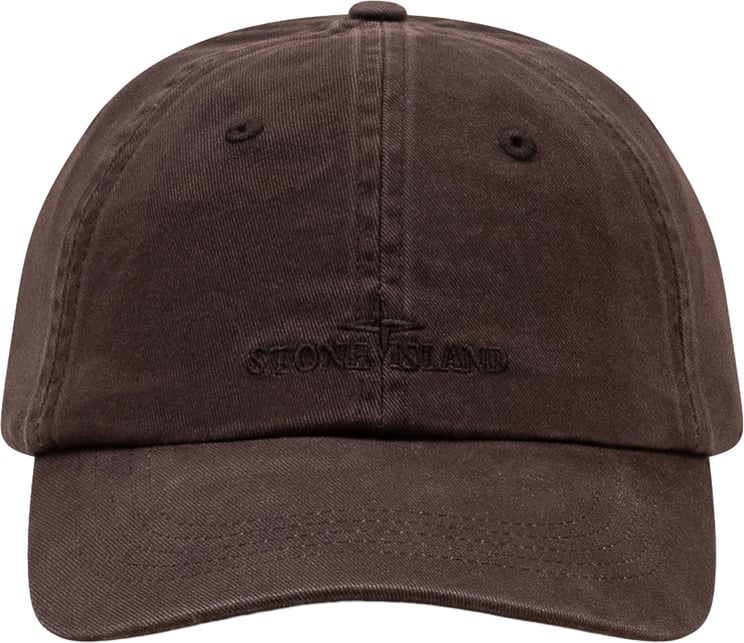 Stone Island Cappello Baseball con Logo Ricamato