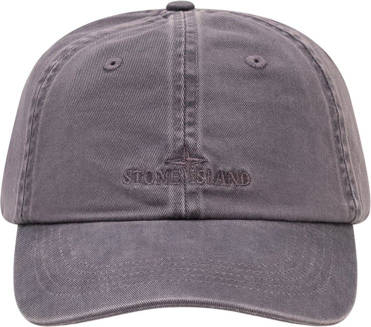 Stone Island Cappello Baseball con Logo Ricamato