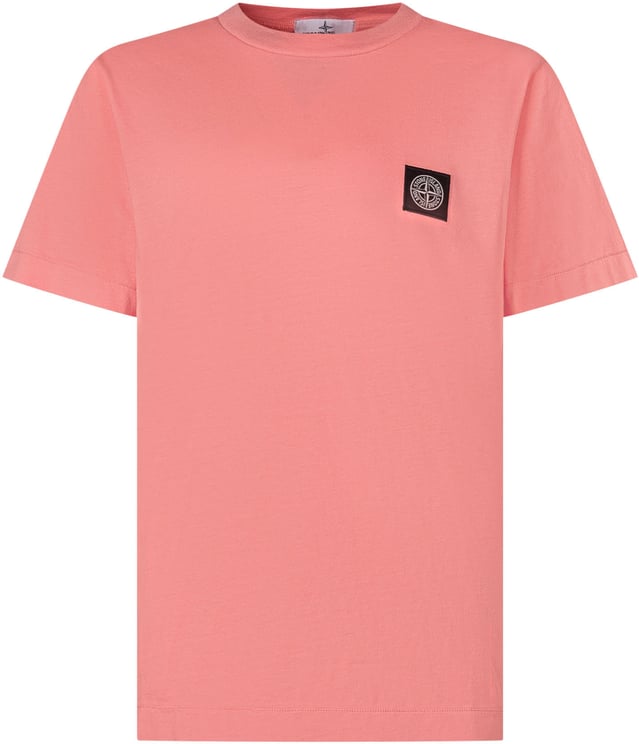 Stone Island T-shirt con Patch sul Petto