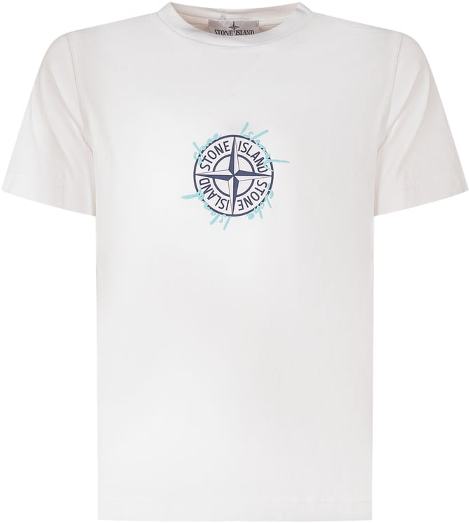 Stone Island T-shirt con Tasca e Logo