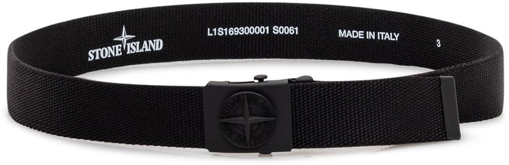 Stone Island Cintura in Tessuto con Fibbia Logata