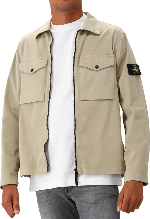 Stone Island Stone Island Overshirt Groen