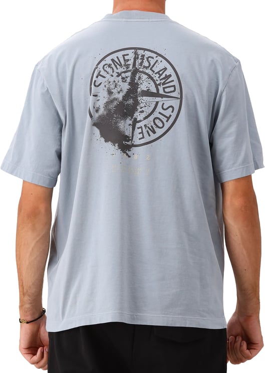 Stone Island Stone Island T-shirt Blauw SS