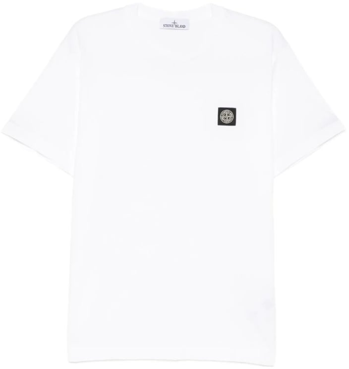 Stone Island T-Shirts And Polos White